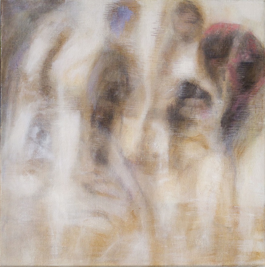 Bracha L. Ettinger, Mamalangue n.7, 2012-2016, oil on canvas, 20 x 20 cm