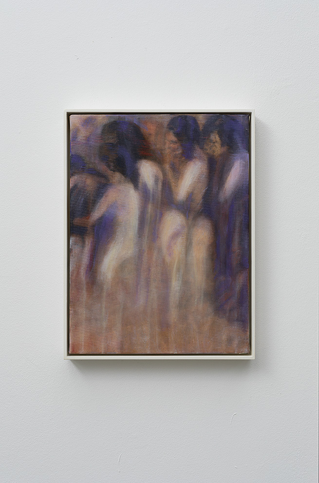 Bracha L. Ettinger, Rachel Pieta Medusa 1, 2015-2018 oil on canvas, 40 x 30 cm