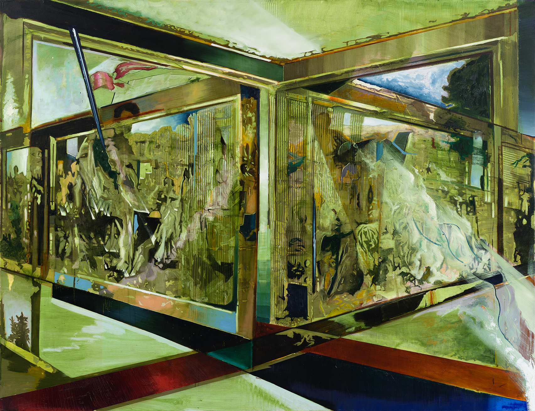 Oren Eliav, Transfiguration, 2014, oil on canvas, 200 x 260 cm