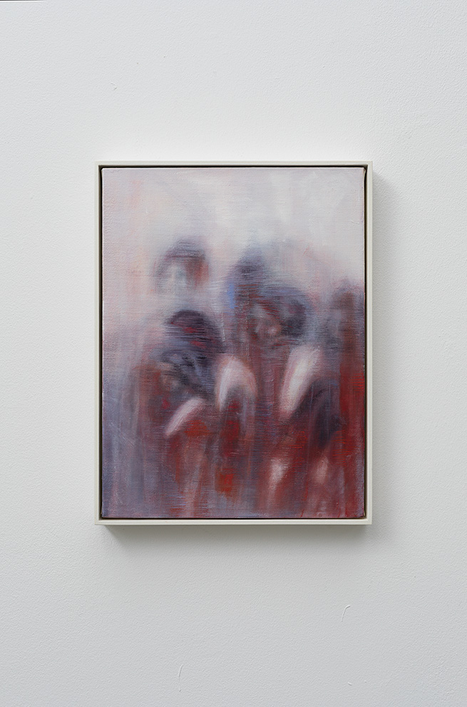Bracha L. Ettinger, Rachel Pieta Medusa 3, 2015 - 2018, Oil on canvas, 40 x 30 cm