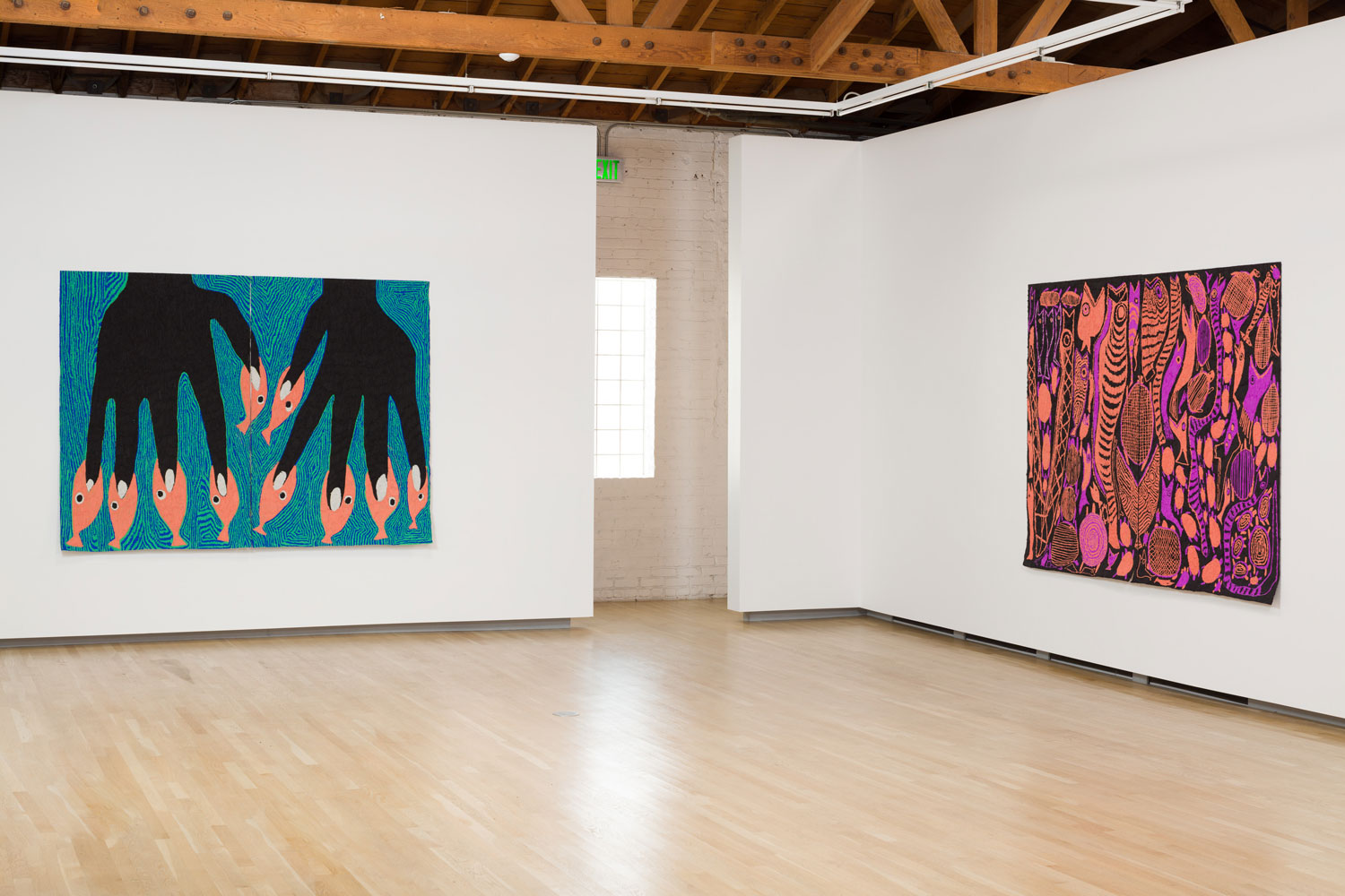 Summer Wheat, Catch and Release, 2018, Installation view, Shulamit Nazarian, Los Angeles