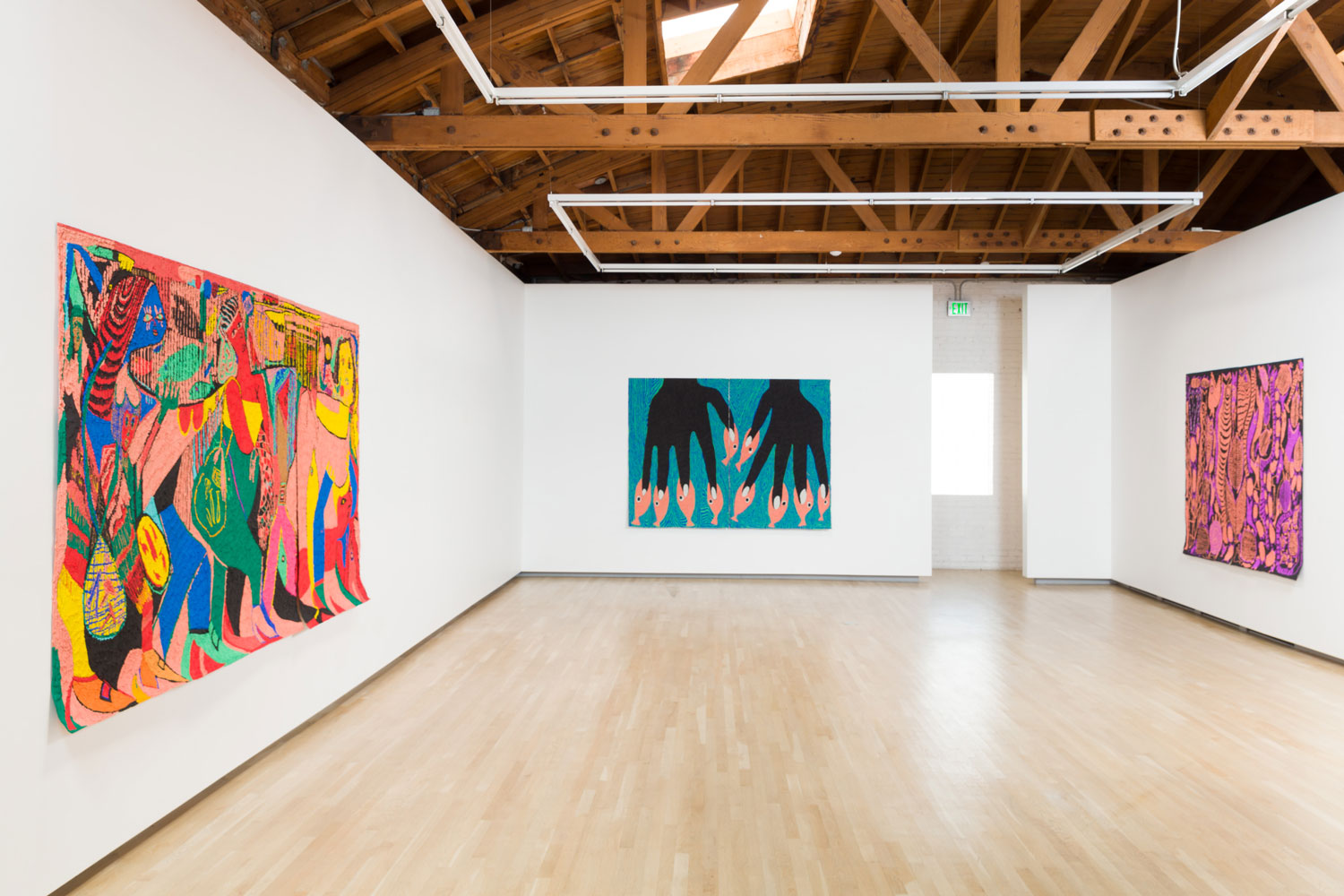 Summer Wheat, Catch and Release, 2018, Installation view, Shulamit Nazarian, Los Angeles