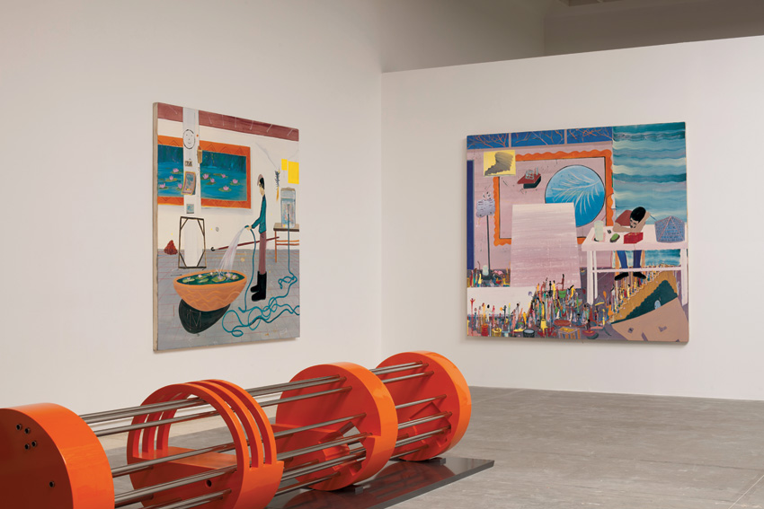 Reuven Israel and Shai Azoulay, Superpartners, 2011, Installation view, Tel Aviv Museum