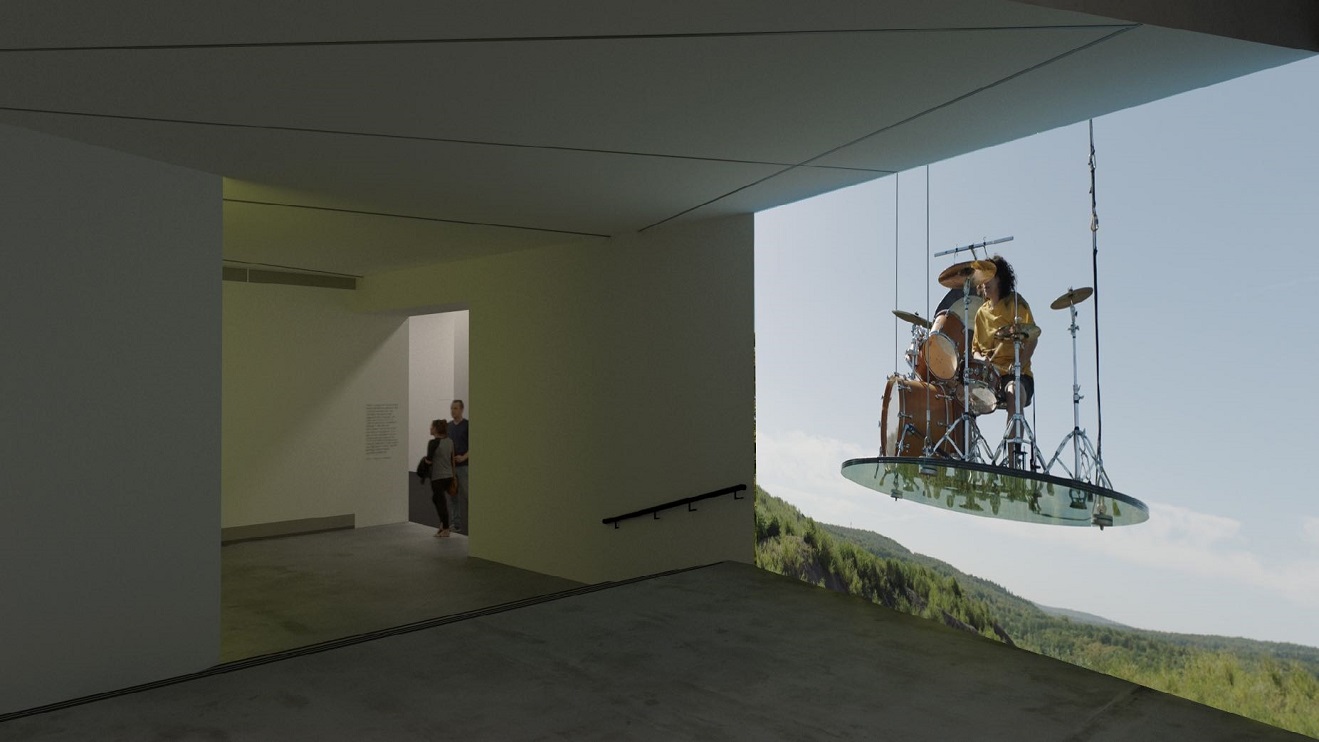 Gilad Ratman, Drummerrsss, 2020, installation view demo