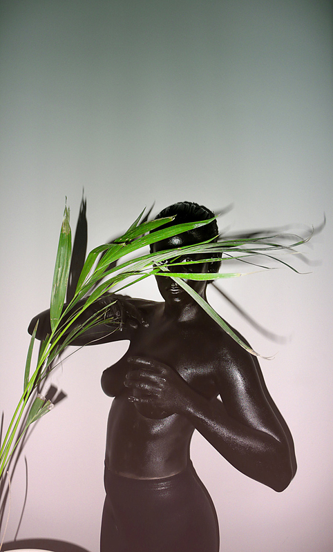 David Adika, Untitled (Black Figure) Tel Aviv, 2012, 90 x 120