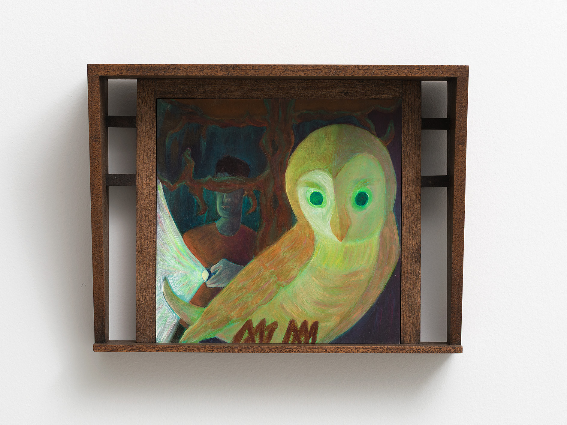 Owl
Oil on panel
2020
20.3X20.3 cm, 8X8 in