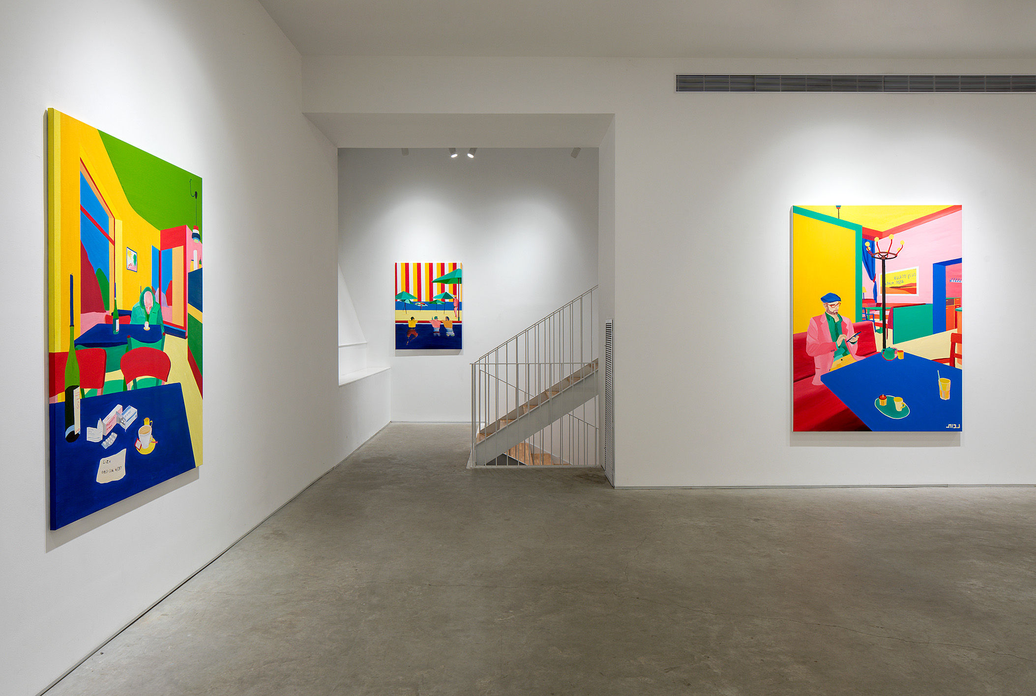 Navot Miller, Installation view at Braverman Gallery, 2022, photo by Elad Sarig